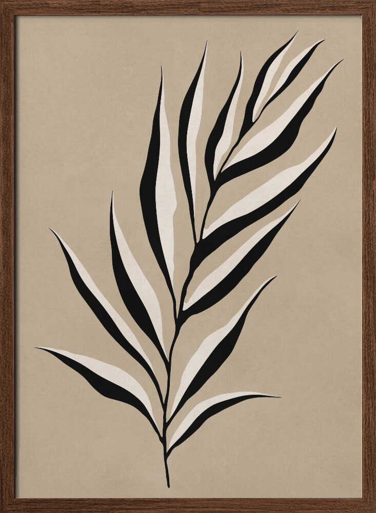 Abstract Palm Leaf