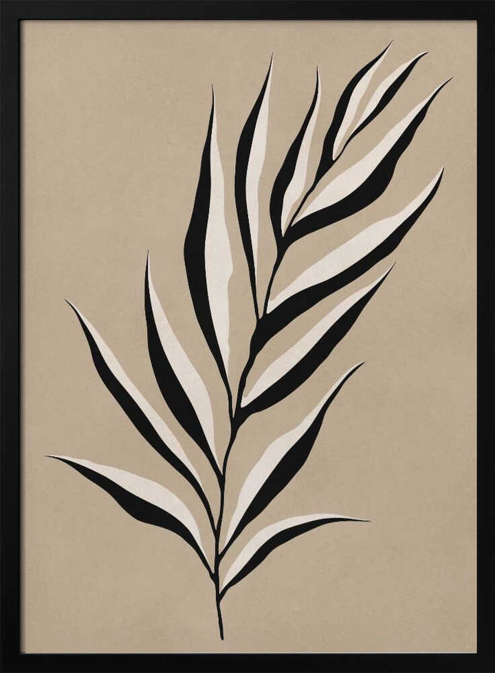 Abstract Palm Leaf
