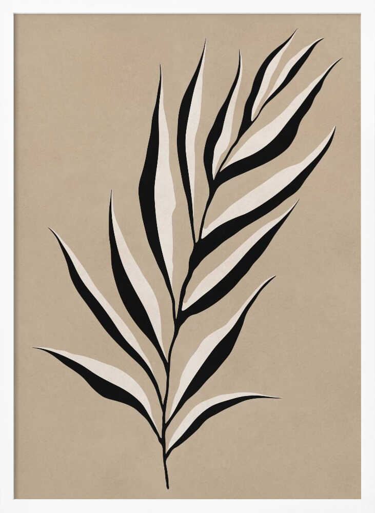 Abstract Palm Leaf
