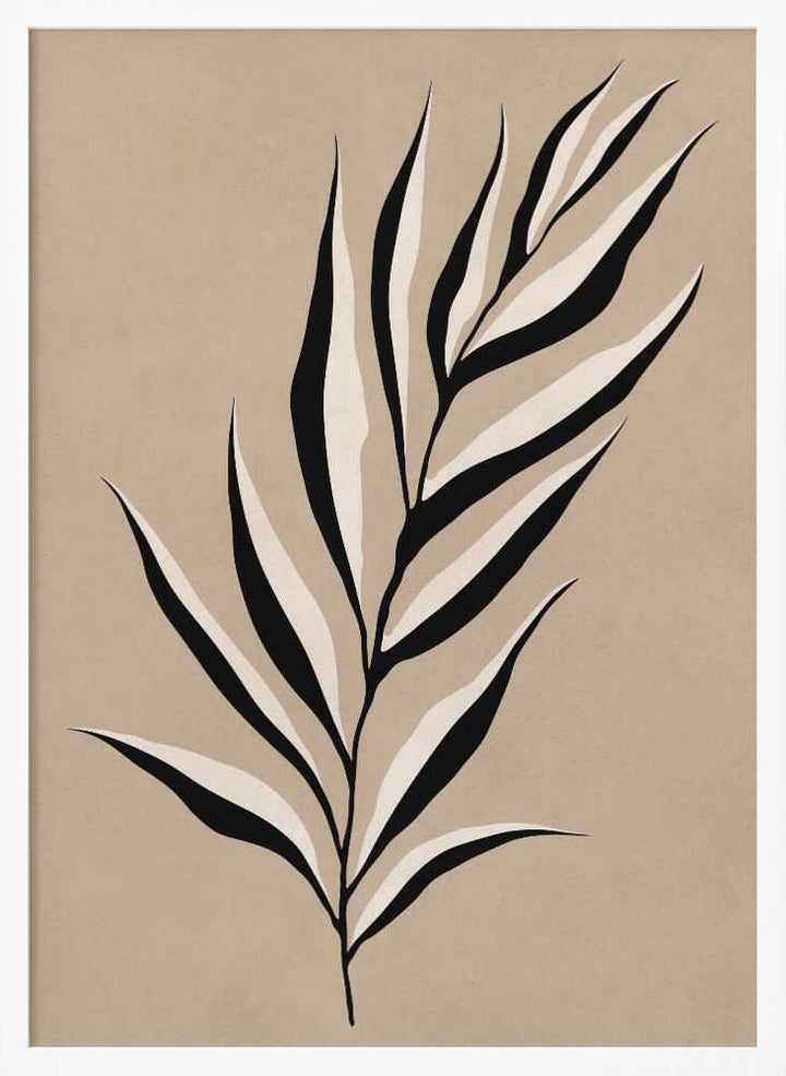 Abstract Palm Leaf