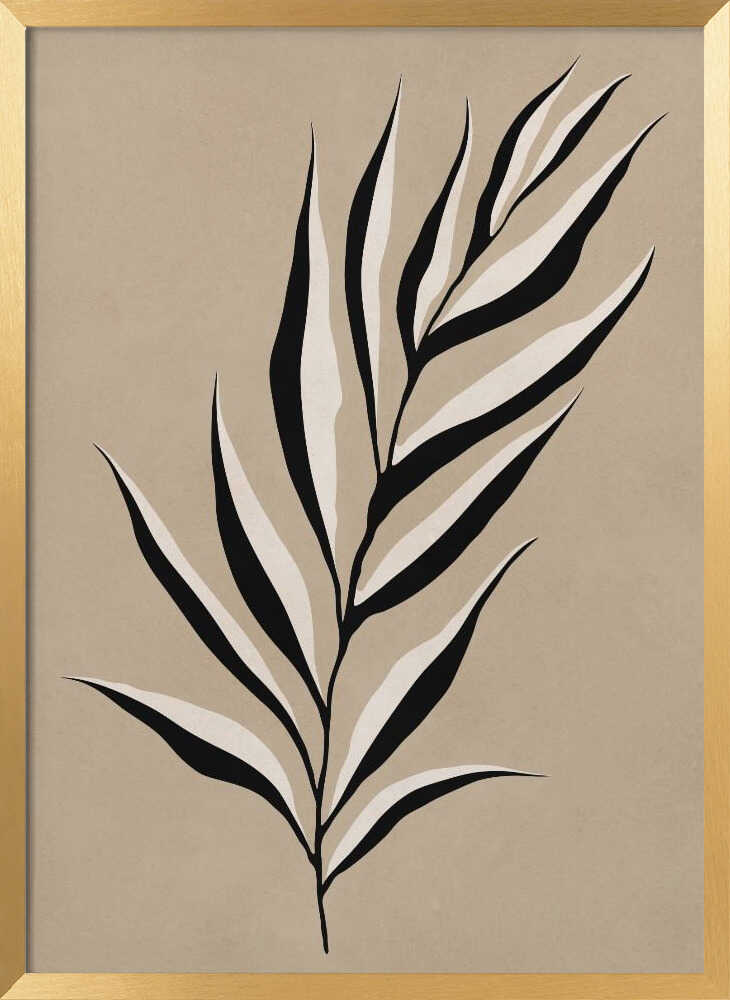 Abstract Palm Leaf