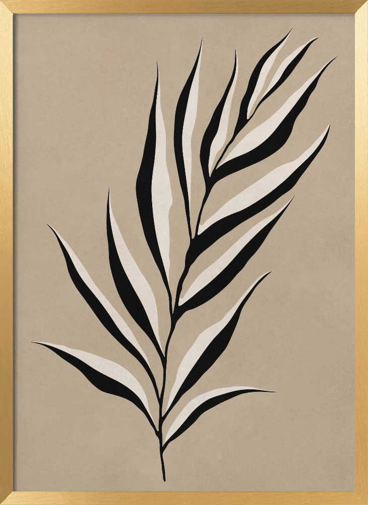 Abstract Palm Leaf