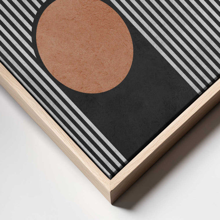 Bold Stripes Orange Circles