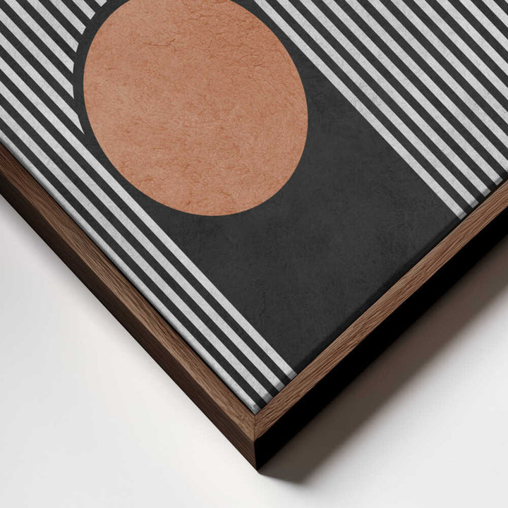 Bold Stripes Orange Circles