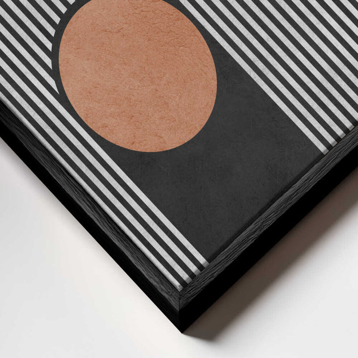 Bold Stripes Orange Circles