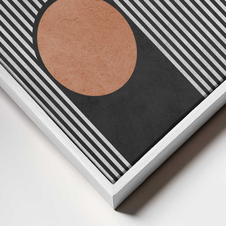 Bold Stripes Orange Circles