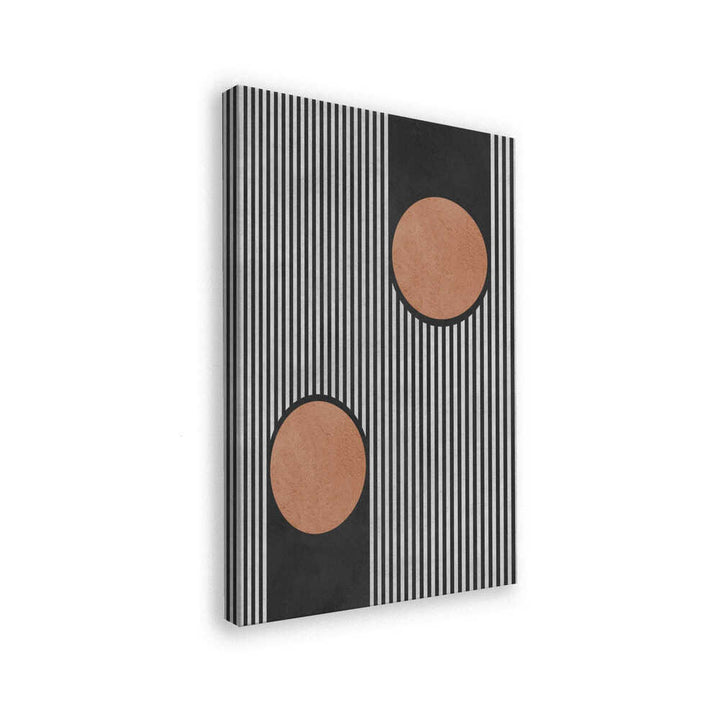 Bold Stripes Orange Circles