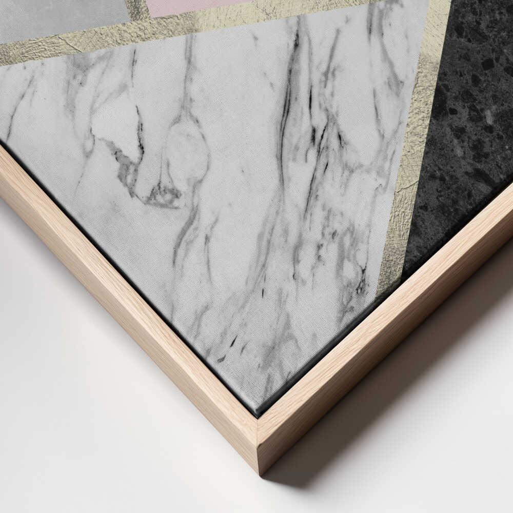 Geometric Marble Blush