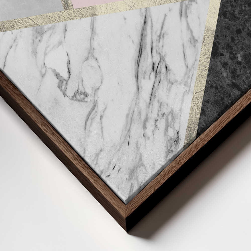 Geometric Marble Blush