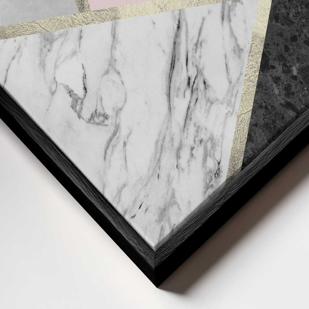 Geometric Marble Blush