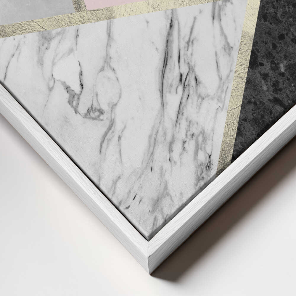 Geometric Marble Blush