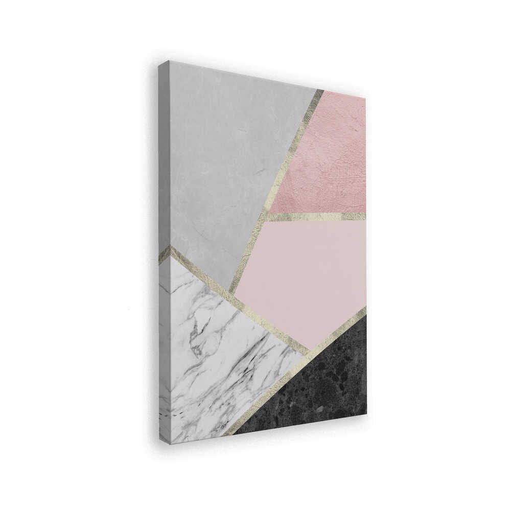 Geometric Marble Blush