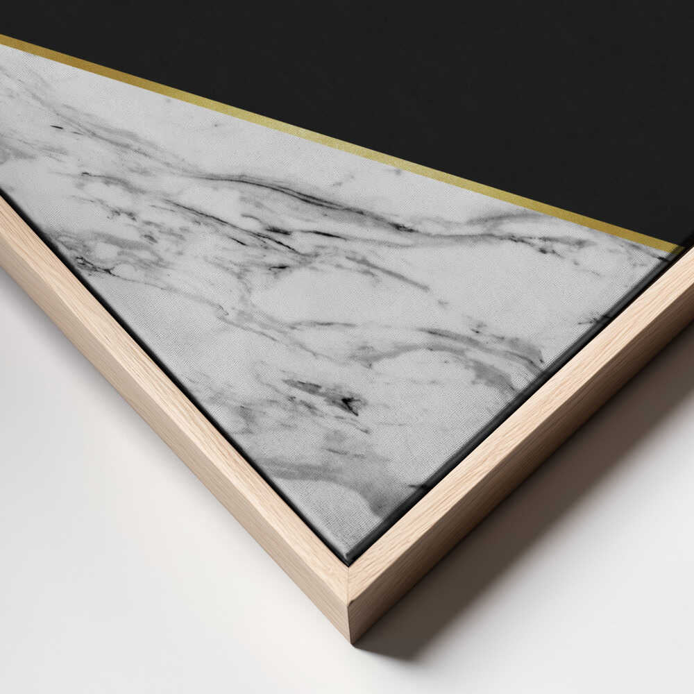 Geometric Marble Gold Design