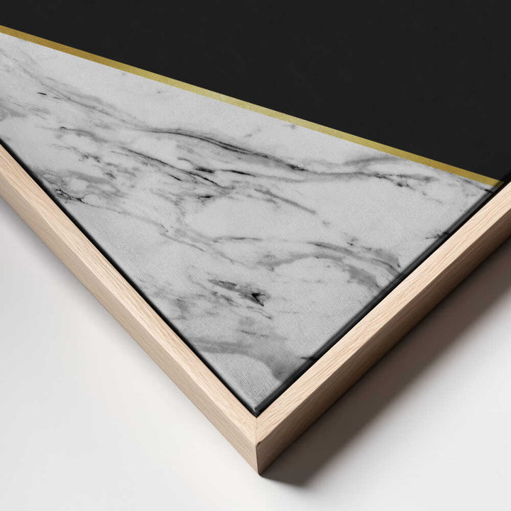 Geometric Marble Gold Design