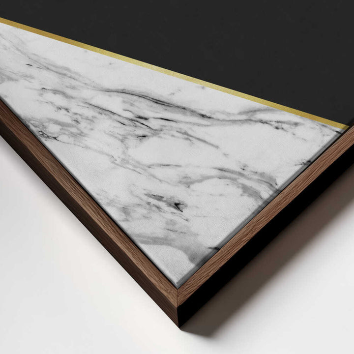 Geometric Marble Gold Design