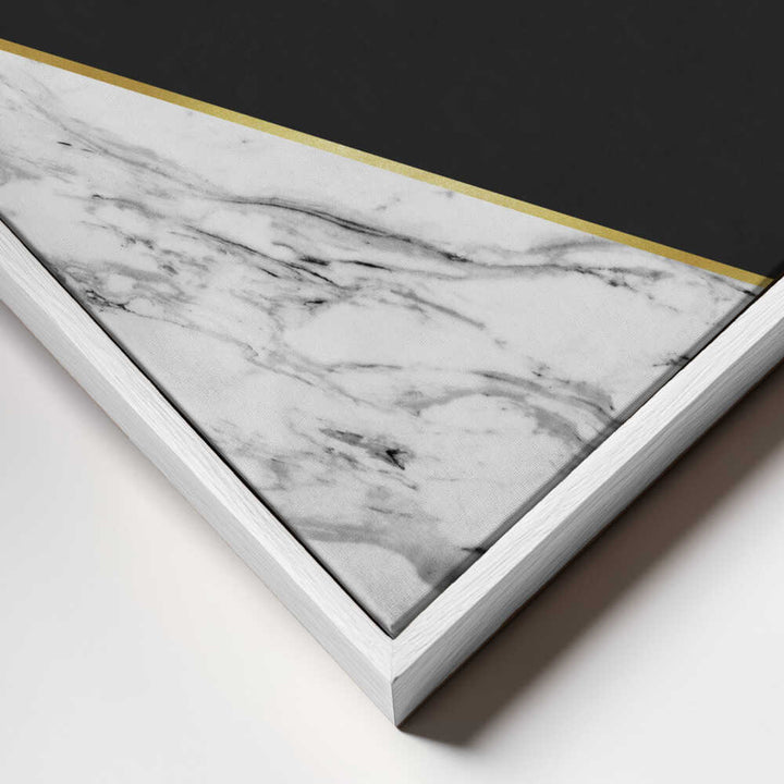 Geometric Marble Gold Design