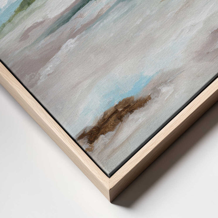 "Tranquil Coastal Abstract" by Nikita Jariwala — Coastal Wall Art