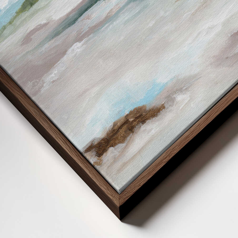 "Tranquil Coastal Abstract" by Nikita Jariwala — Coastal Wall Art