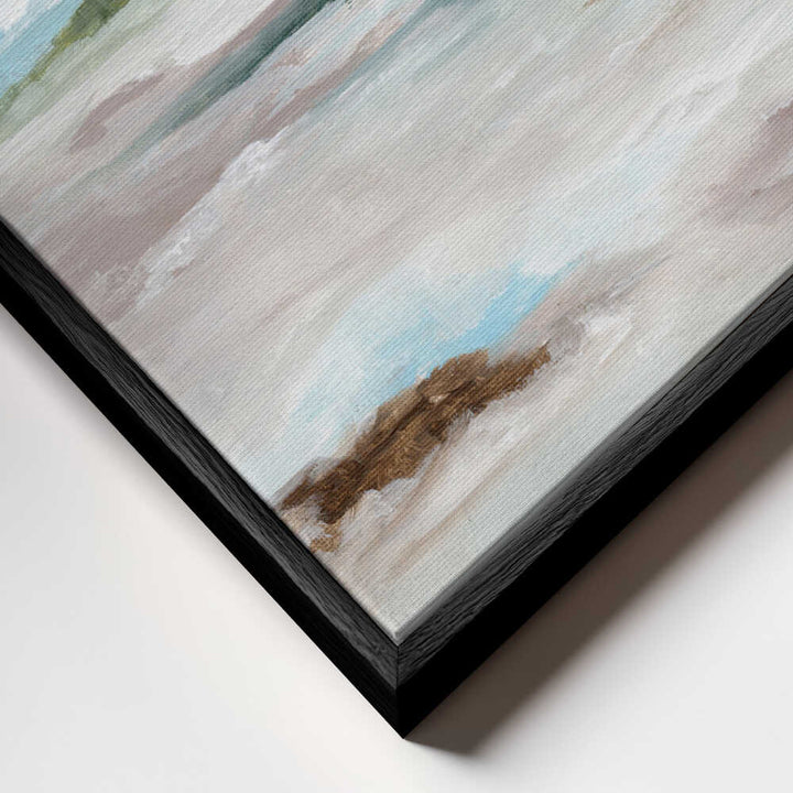 "Tranquil Coastal Abstract" by Nikita Jariwala — Coastal Wall Art
