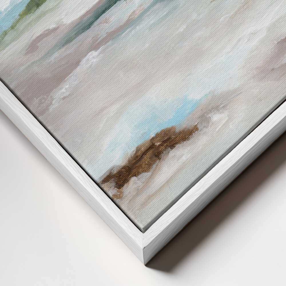 "Tranquil Coastal Abstract" by Nikita Jariwala — Coastal Wall Art