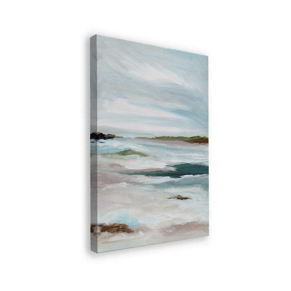 "Tranquil Coastal Abstract" by Nikita Jariwala — Coastal Wall Art