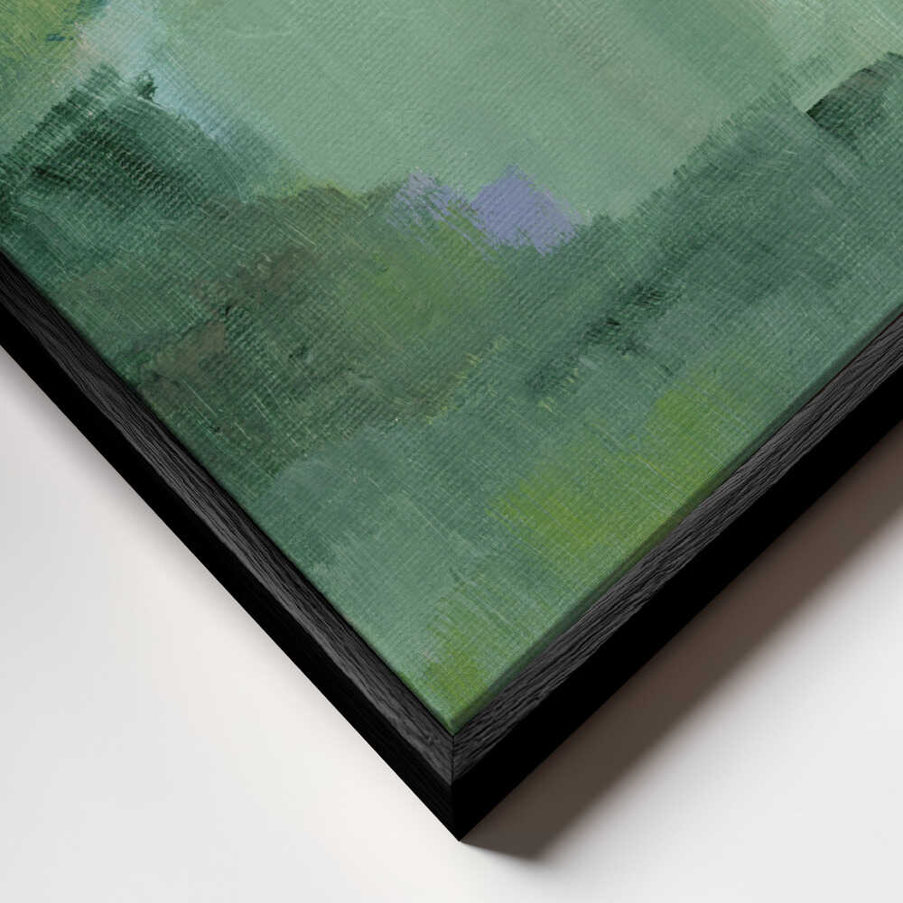 "Abstract Mountain Mist" by Nikita Jariwala — Landscape Wall Art