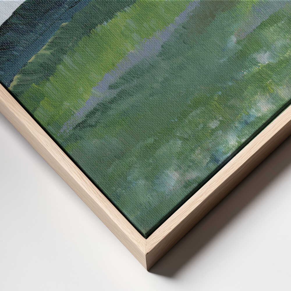 "Green Abstract Landscape" by Nikita Jariwala — Landscape Wall Art