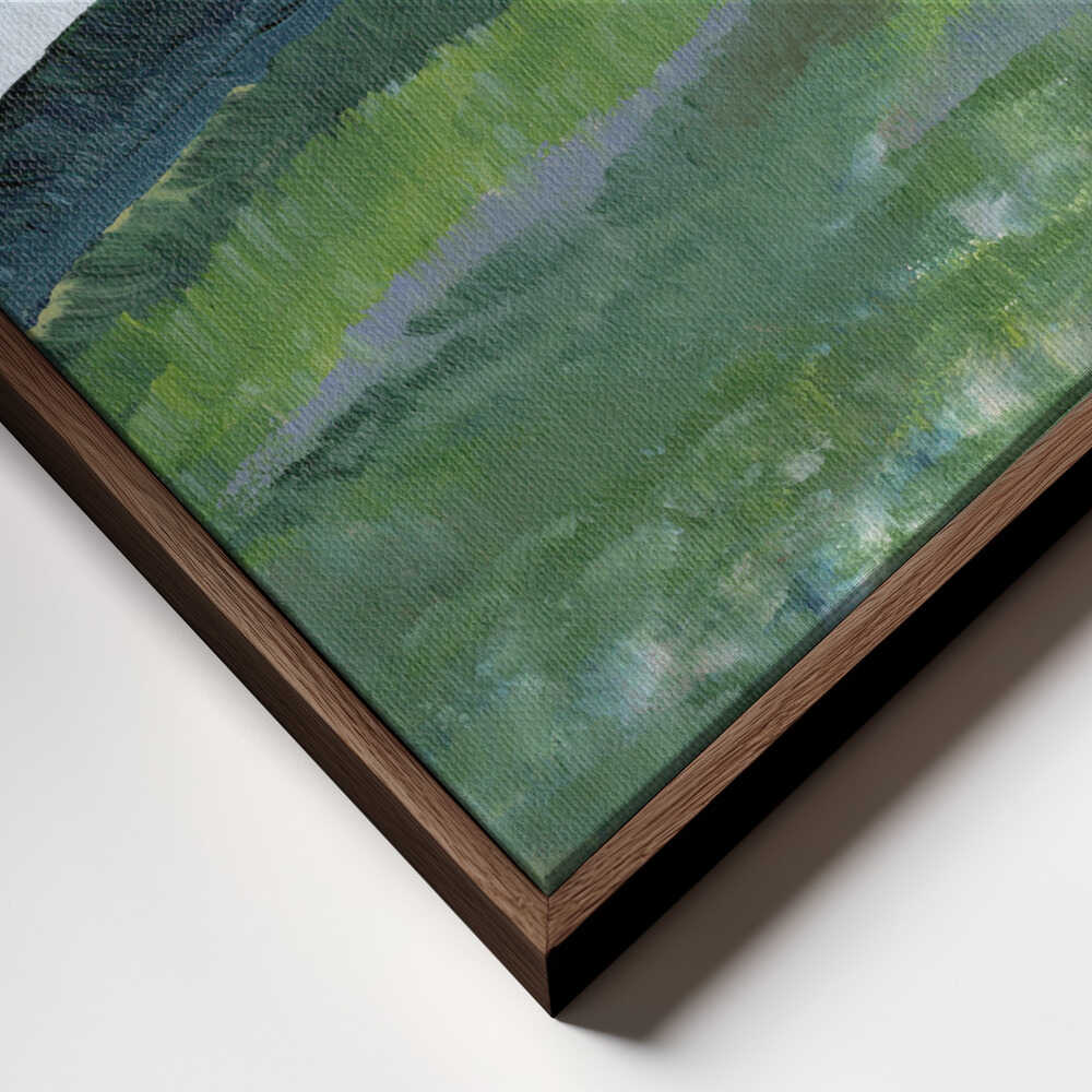 "Green Abstract Landscape" by Nikita Jariwala — Landscape Wall Art