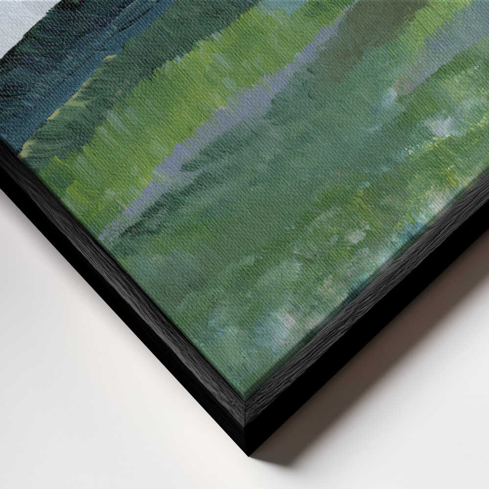 "Green Abstract Landscape" by Nikita Jariwala — Landscape Wall Art