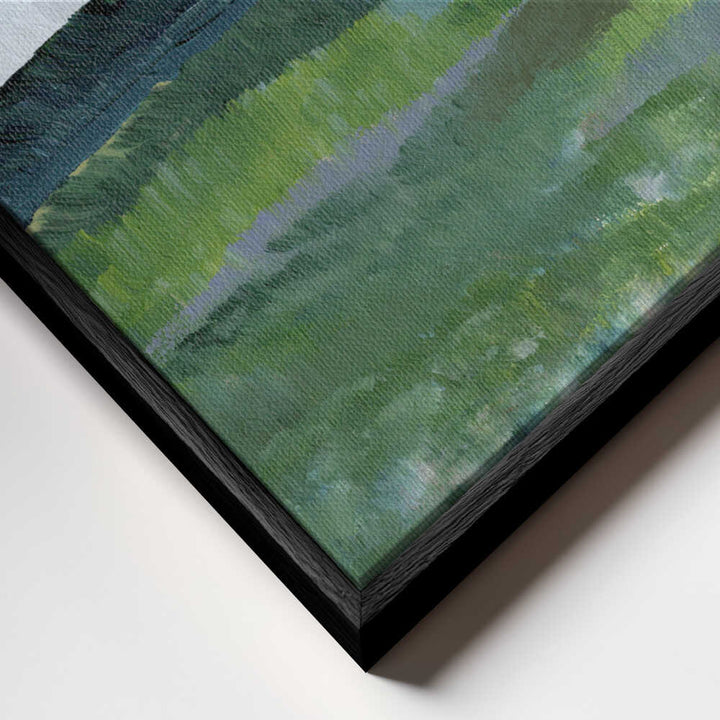 "Green Abstract Landscape" by Nikita Jariwala — Landscape Wall Art