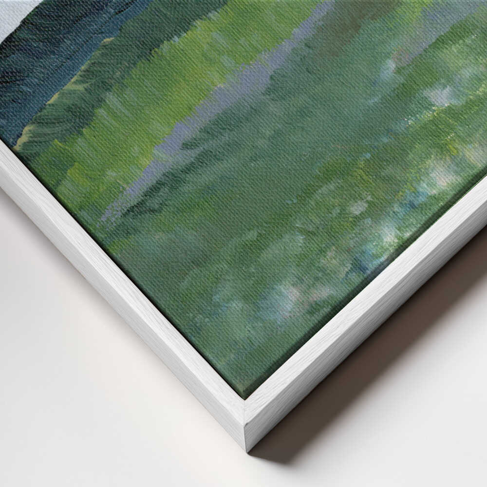 "Green Abstract Landscape" by Nikita Jariwala — Landscape Wall Art