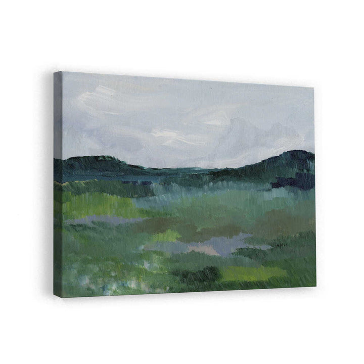 "Green Abstract Landscape" by Nikita Jariwala — Landscape Wall Art