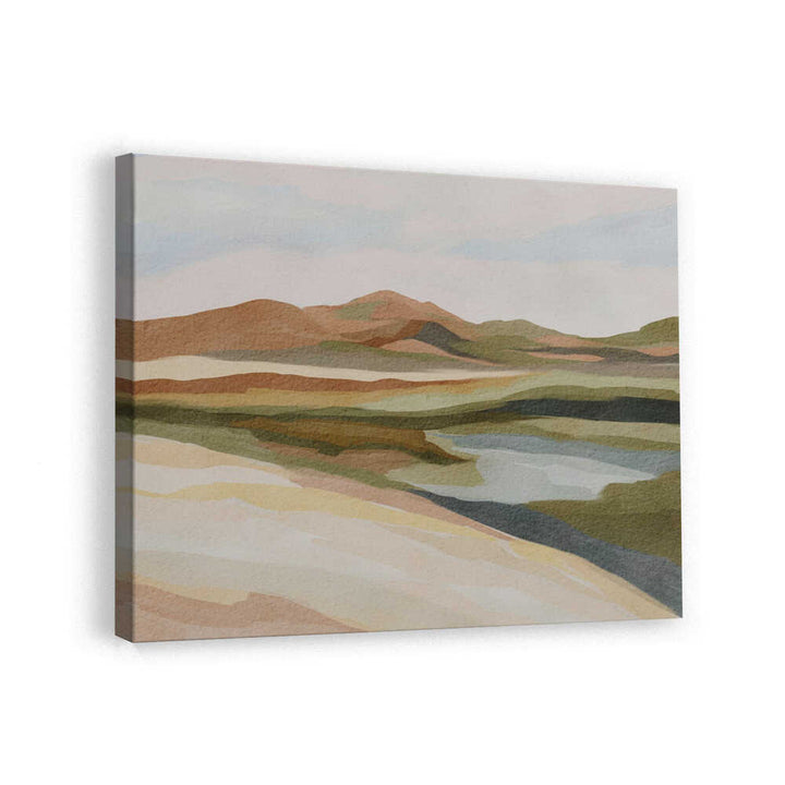 "Calm Watercolor Landscape" by Nikita Jariwala — Landscape Wall Art