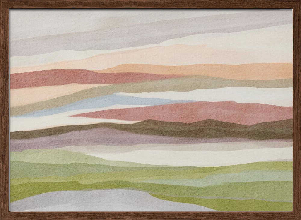 "Muted Desert Landscape" by Nikita Jariwala — Landscape Wall Art