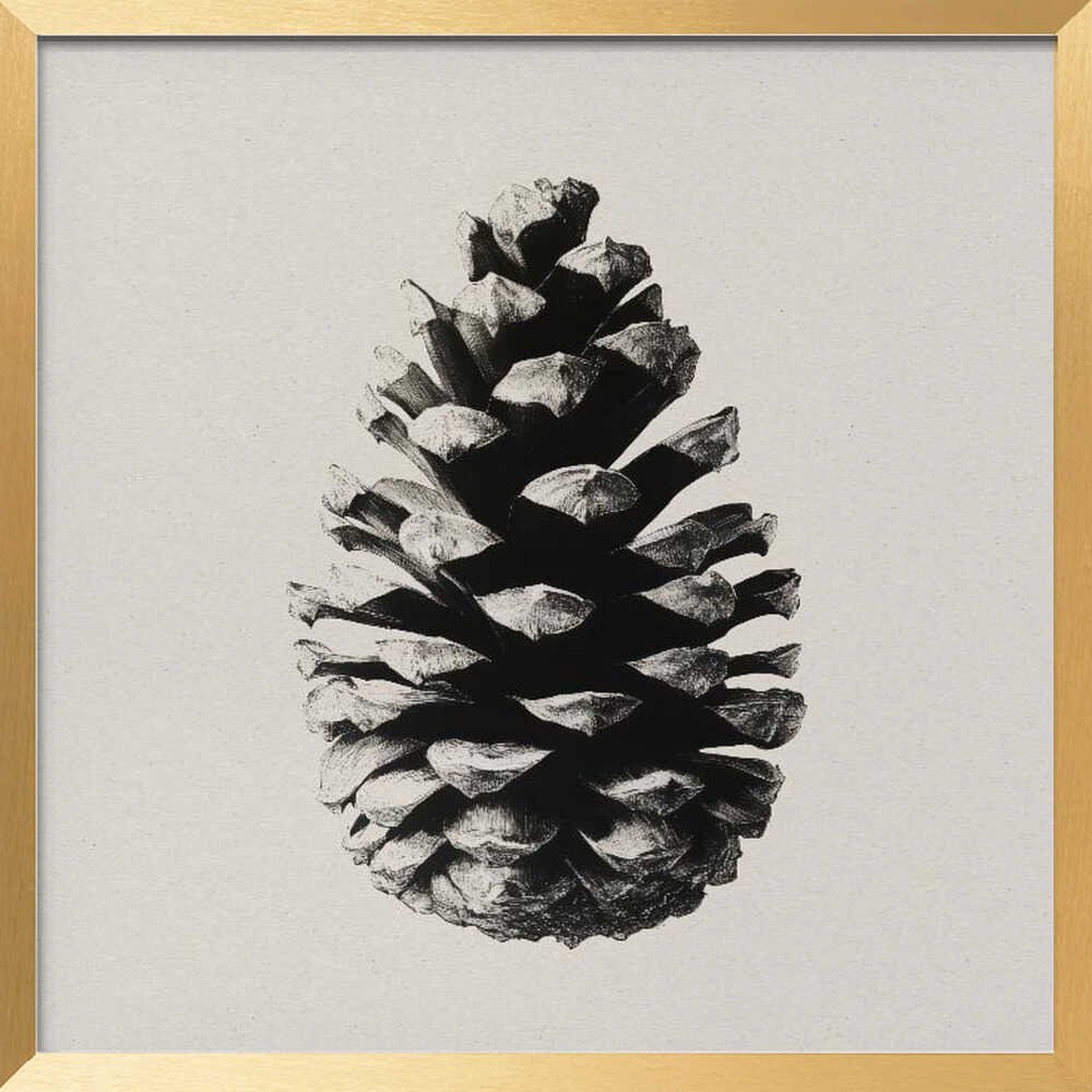 Pinecone Silhouette