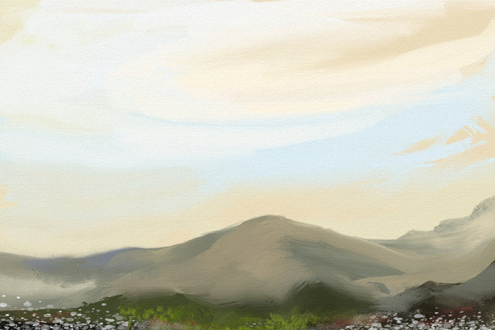 "Peaceful Mountain Meadow" by Josie George — Landscape Wall Art
