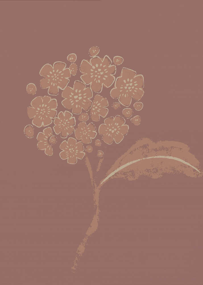 "Earthy Botanical Bloom" by Nikita Jariwala — Botanical Wall Art