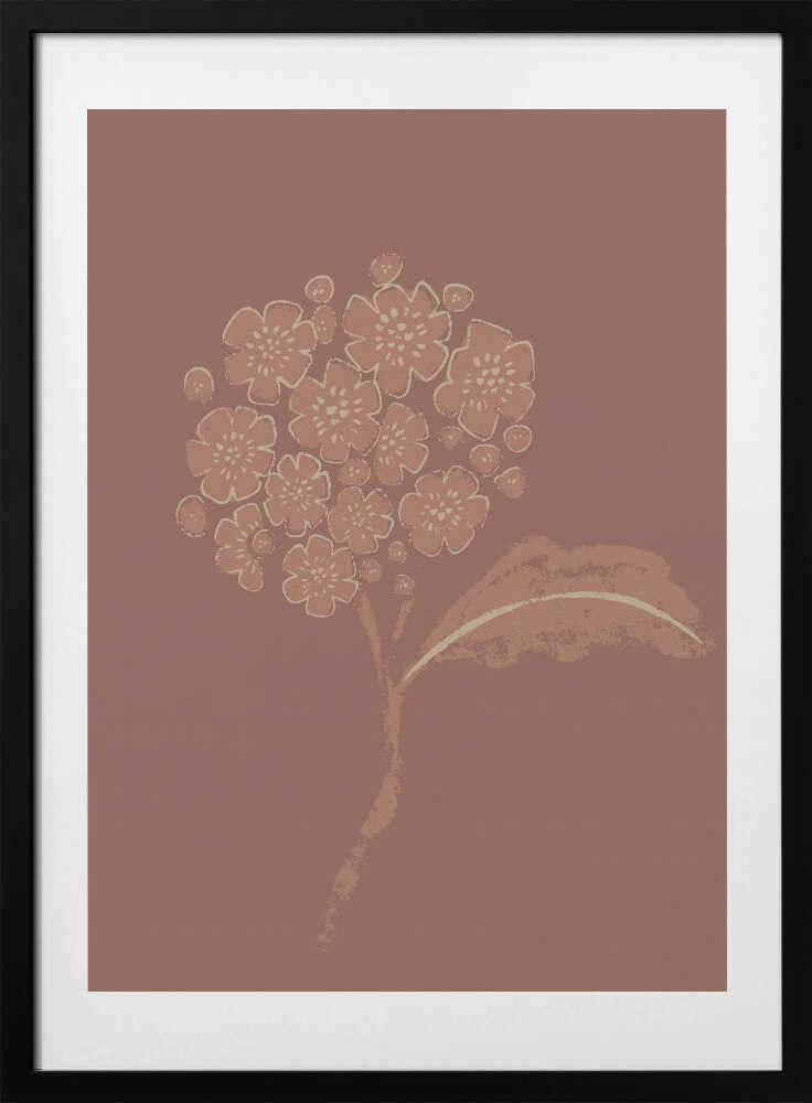 "Earthy Botanical Bloom" by Nikita Jariwala — Botanical Wall Art