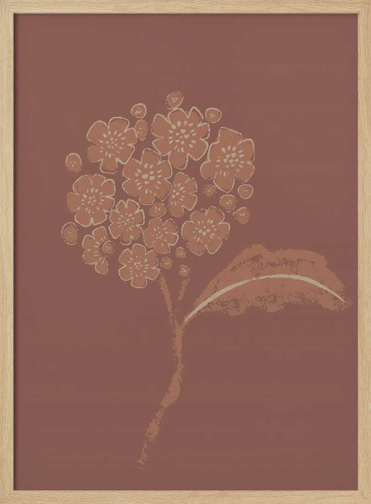 "Earthy Botanical Bloom" by Nikita Jariwala — Botanical Wall Art