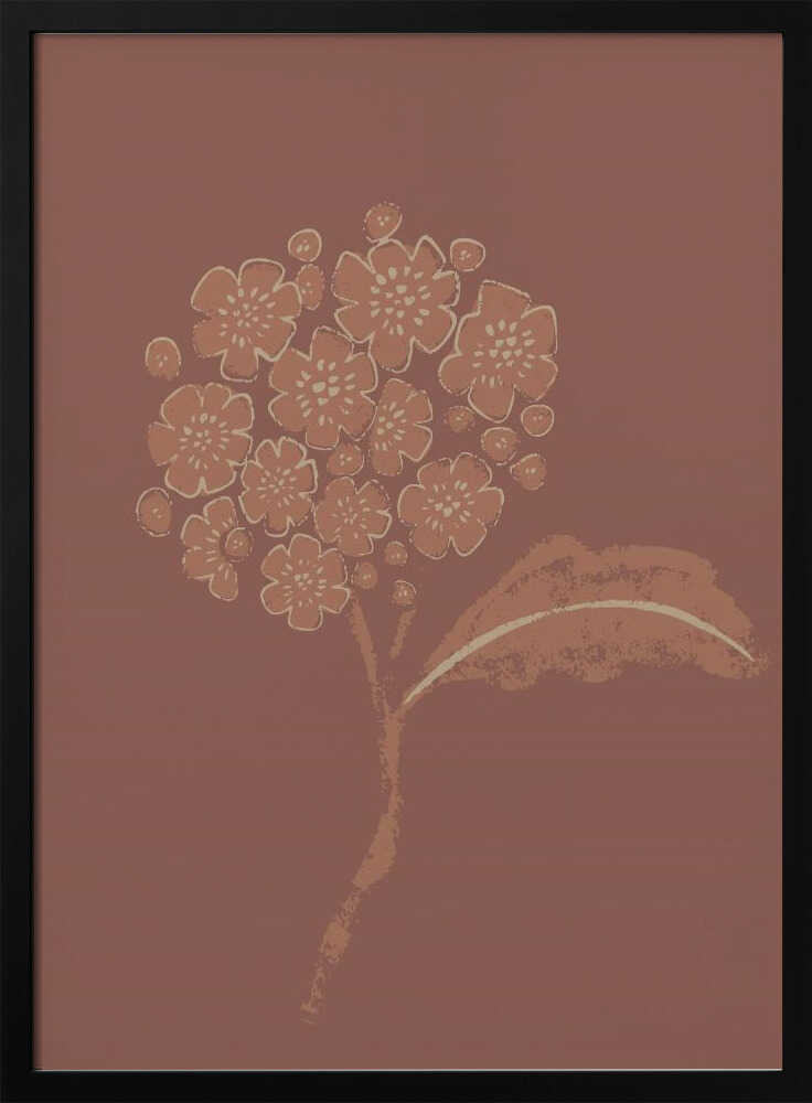 "Earthy Botanical Bloom" by Nikita Jariwala — Botanical Wall Art