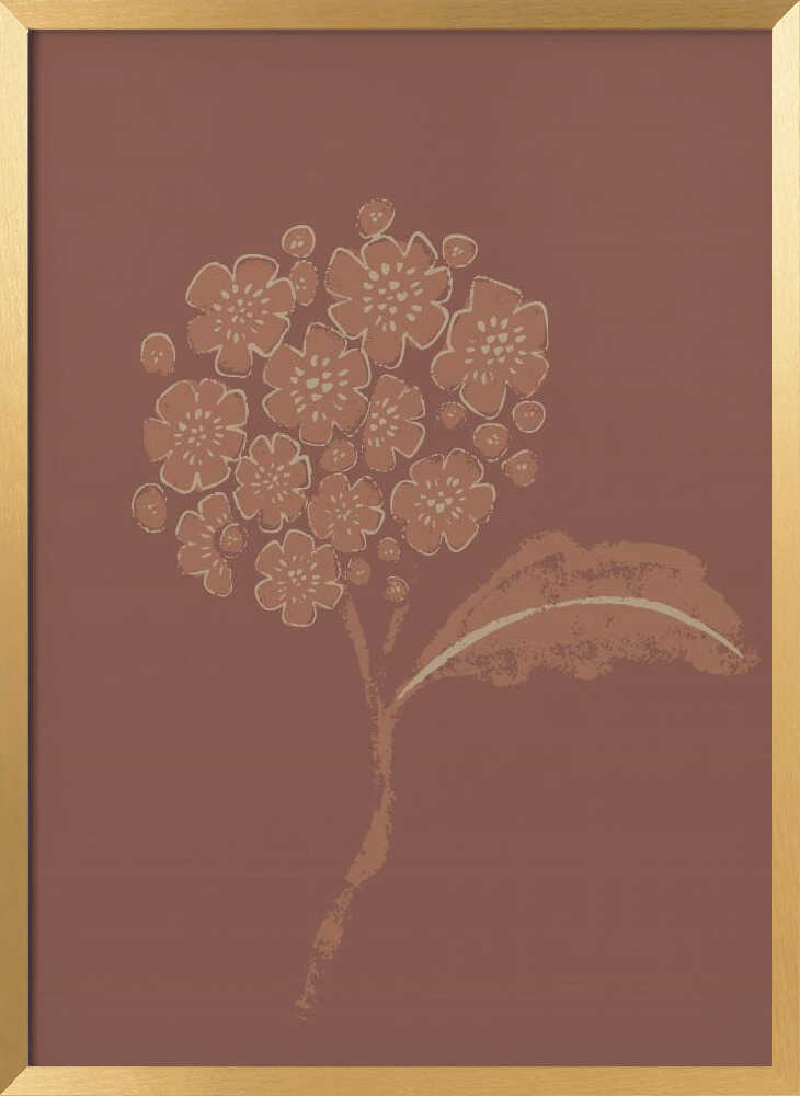 "Earthy Botanical Bloom" by Nikita Jariwala — Botanical Wall Art