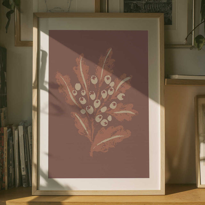 "Earthy Botanical Berries" by Nikita Jariwala — Botanical Wall Art