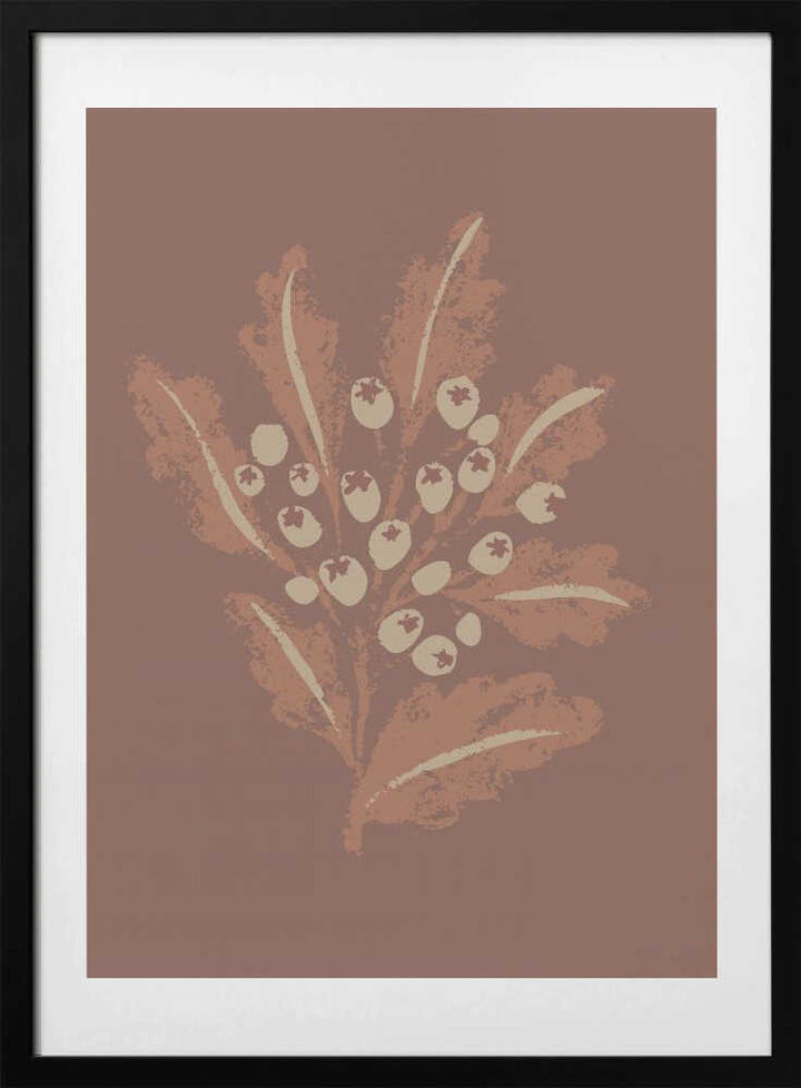 "Earthy Botanical Berries" by Nikita Jariwala — Botanical Wall Art