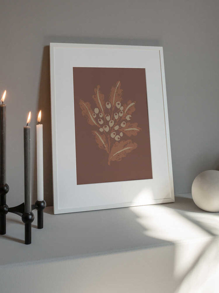 "Earthy Botanical Berries" by Nikita Jariwala — Botanical Wall Art