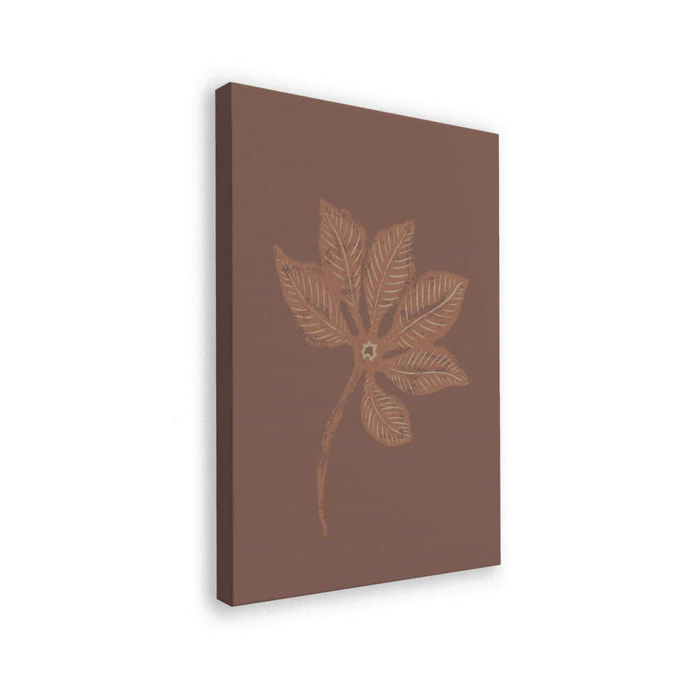 "Textured Botanical Leaf" by Nikita Jariwala — Botanical Wall Art