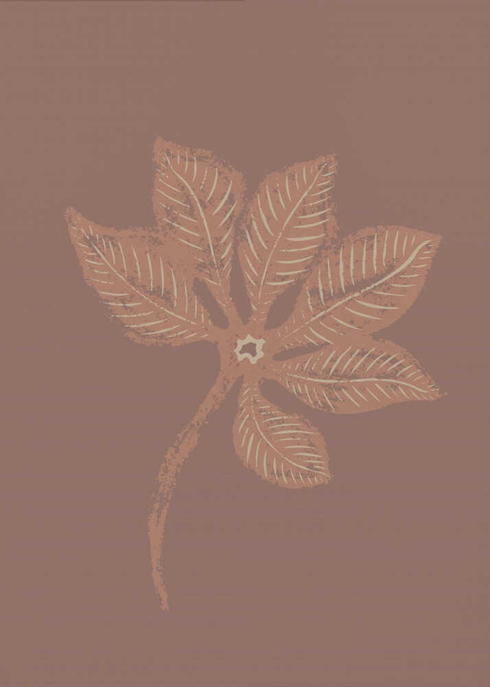 "Textured Botanical Leaf" by Nikita Jariwala — Botanical Wall Art