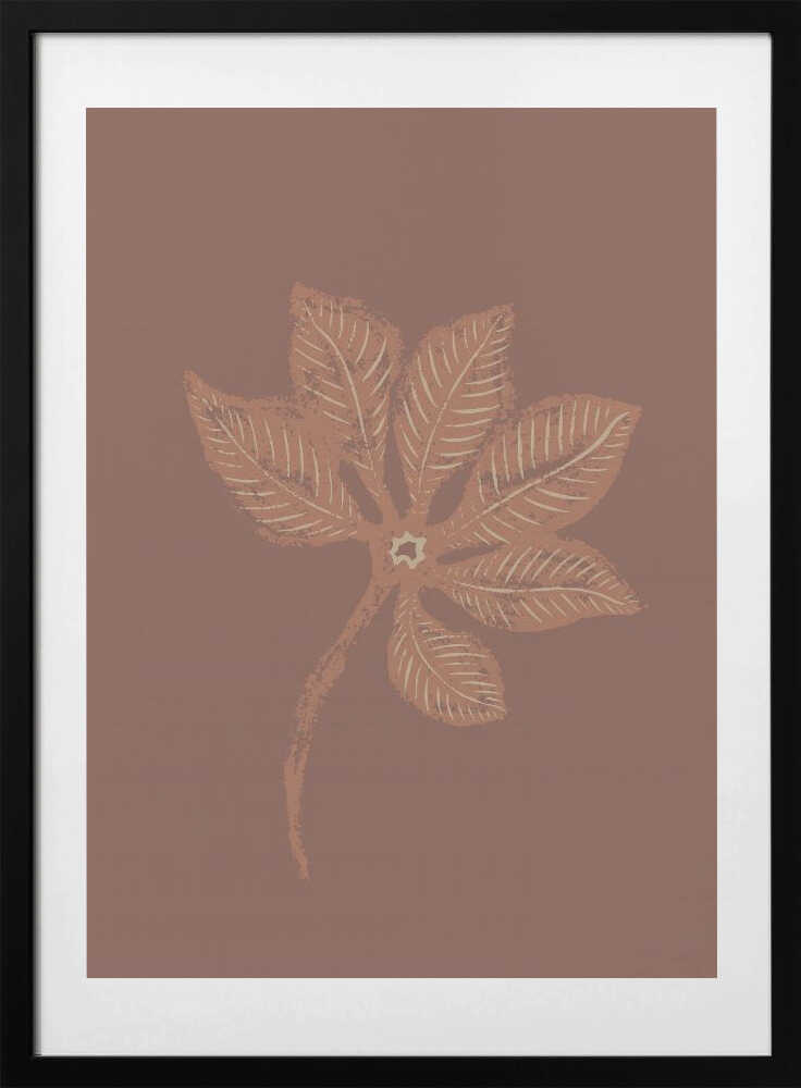 "Textured Botanical Leaf" by Nikita Jariwala — Botanical Wall Art