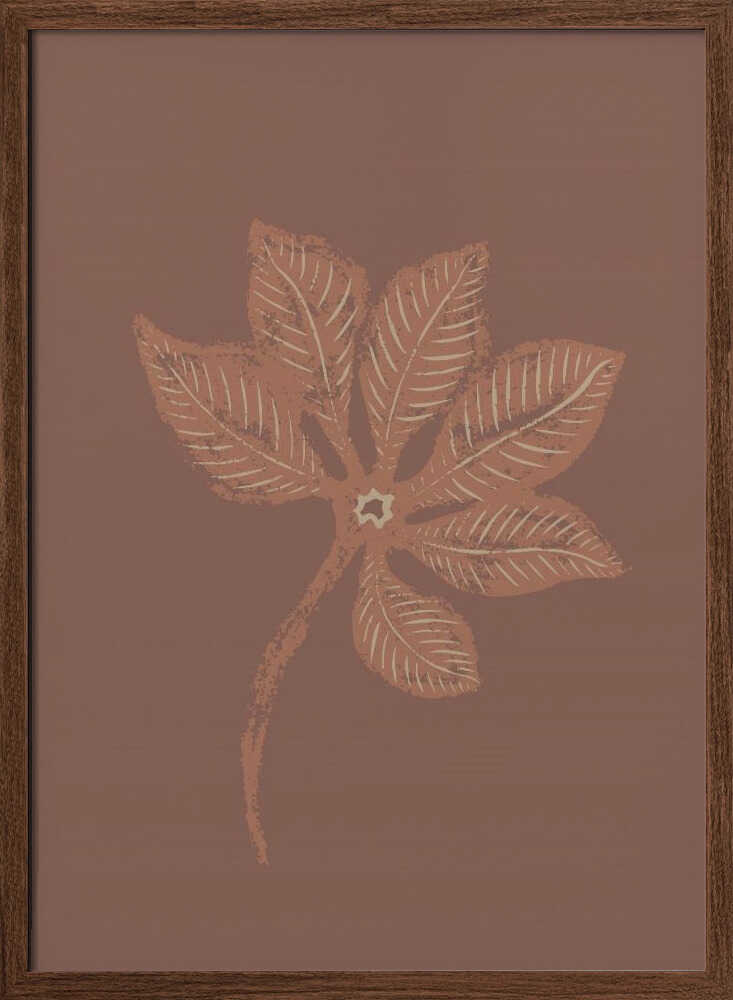 "Textured Botanical Leaf" by Nikita Jariwala — Botanical Wall Art