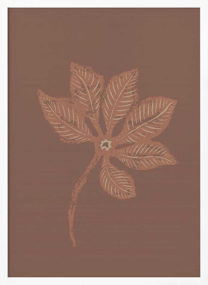 "Textured Botanical Leaf" by Nikita Jariwala — Botanical Wall Art