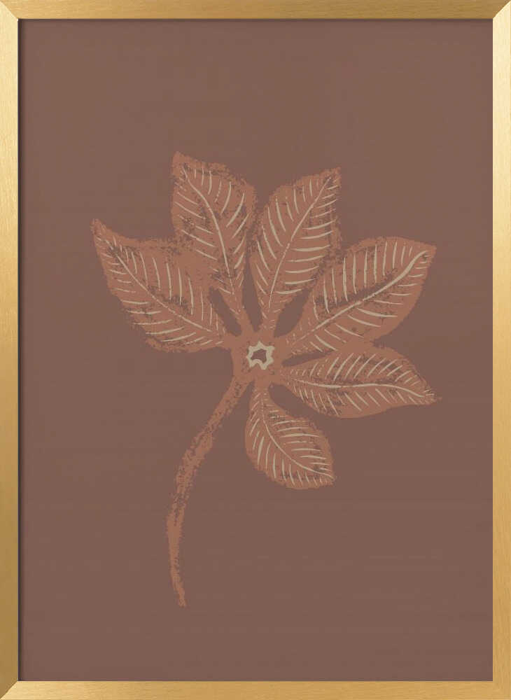 "Textured Botanical Leaf" by Nikita Jariwala — Botanical Wall Art